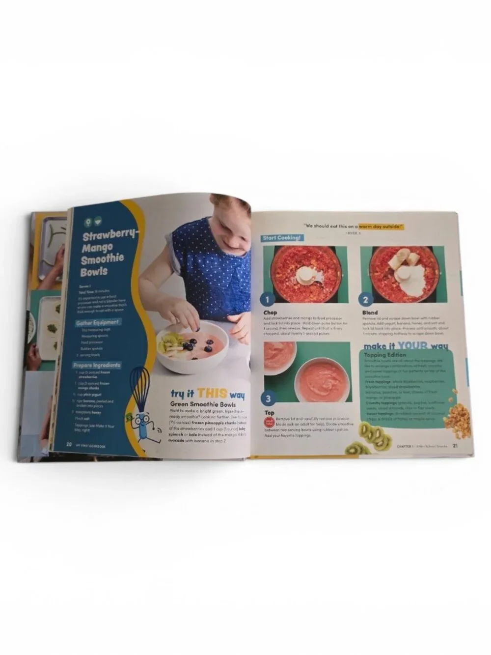 My First Cookbook America's Test Kitchen Kids Hardcover Recipe Book